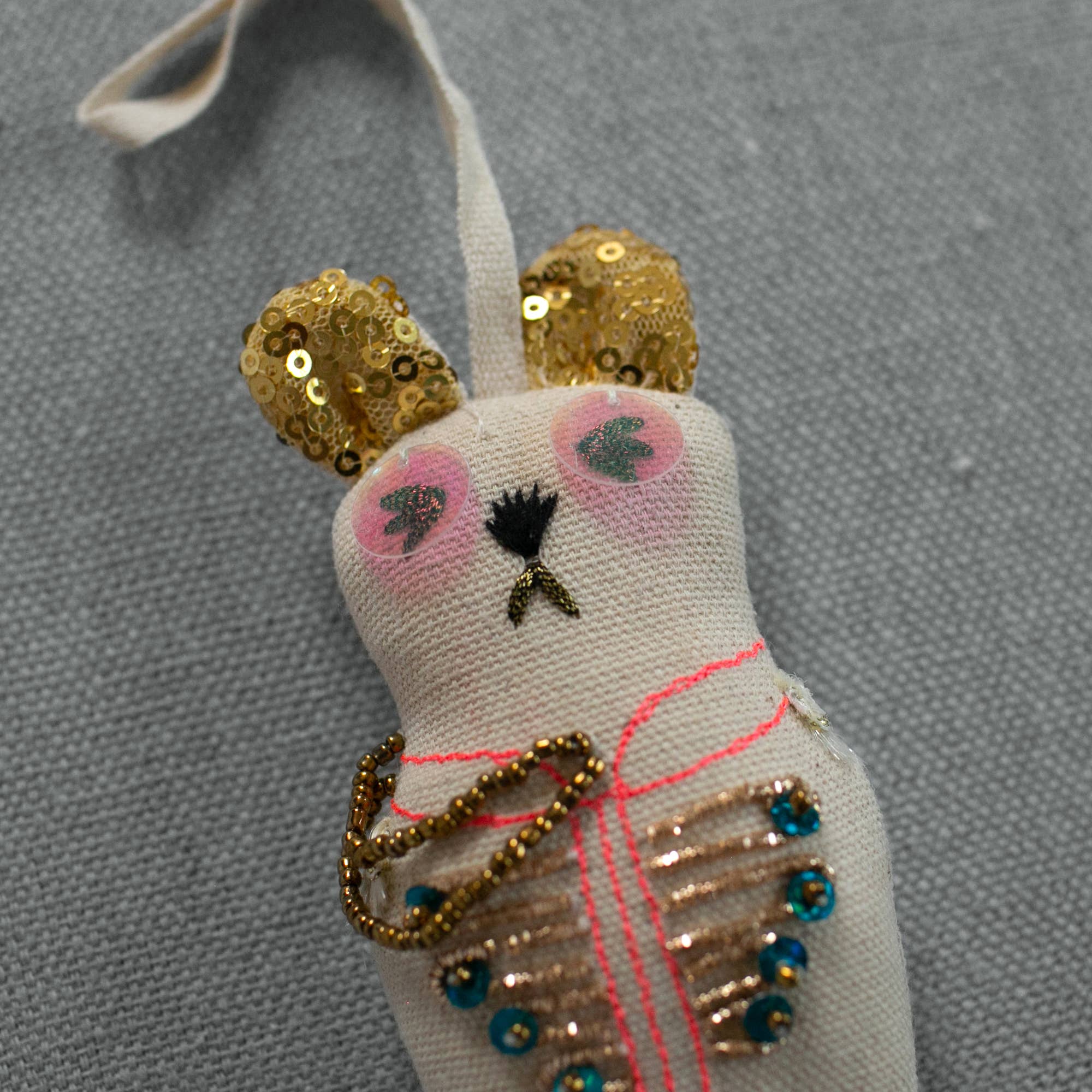 Sargent Pepper Bear - Cotton Ornament