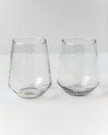Handblown Hammered Glass Tumbler
