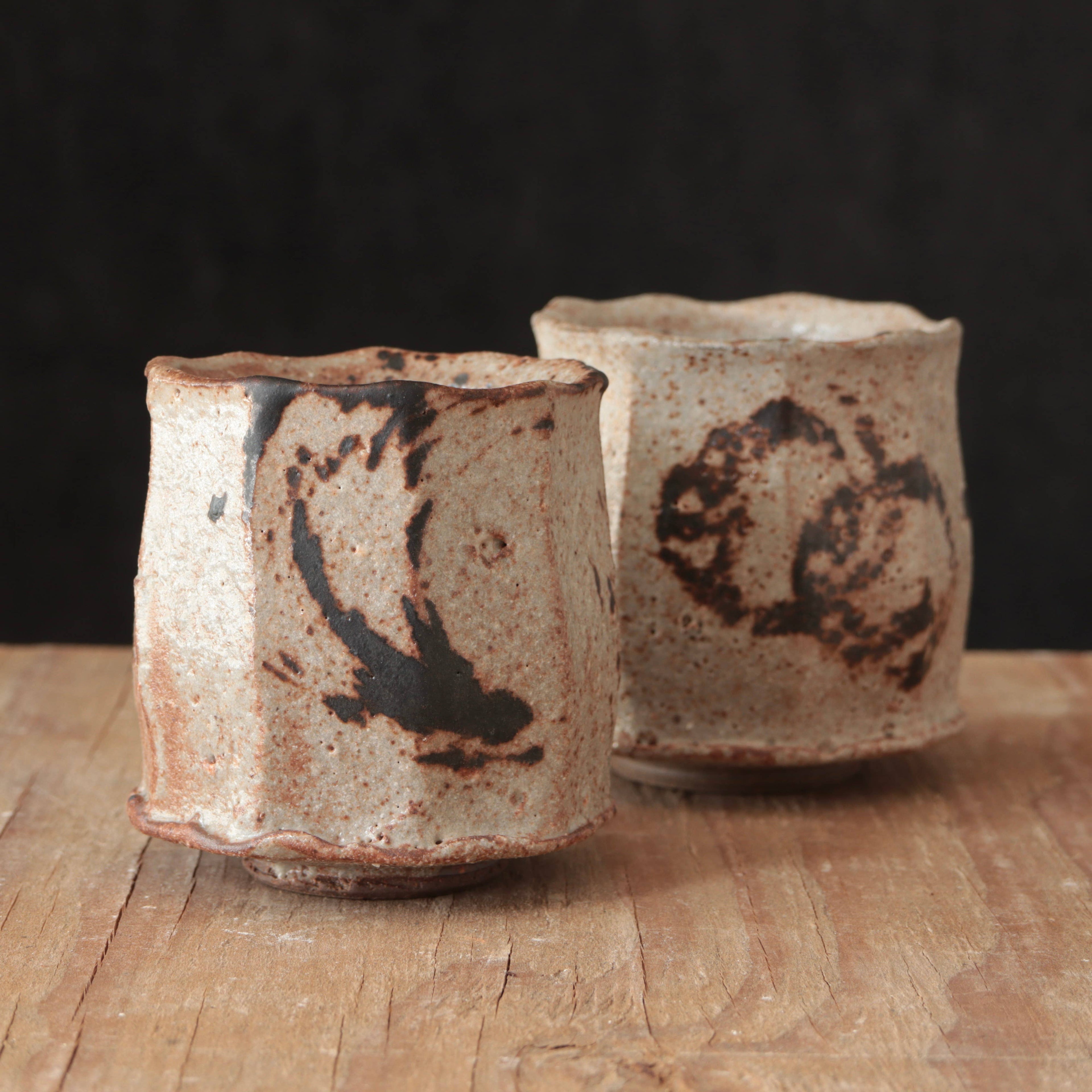 Wild Clay Teacup with Granite Glaze