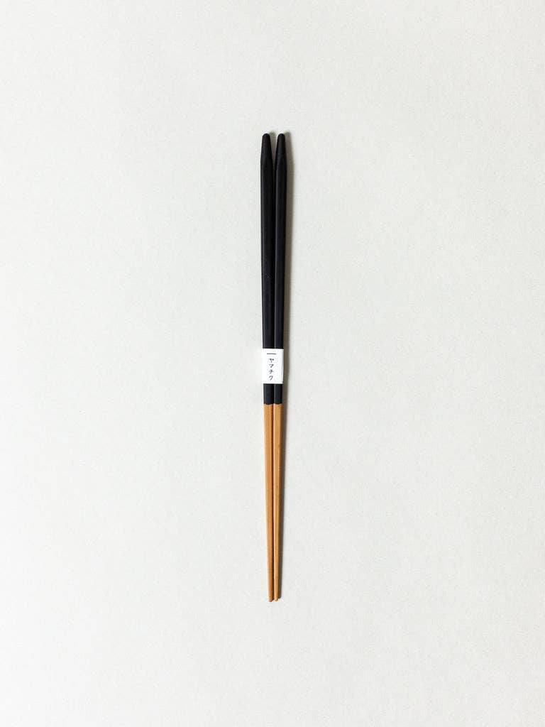 Slim bamboo chopsticks - black