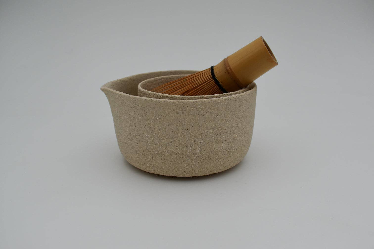 Handmade Stoneware Matcha Set