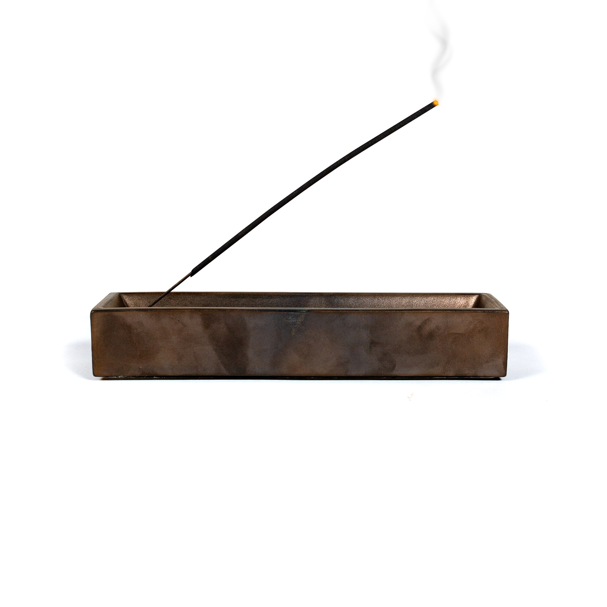 Incense Holder in Patinated Brass
