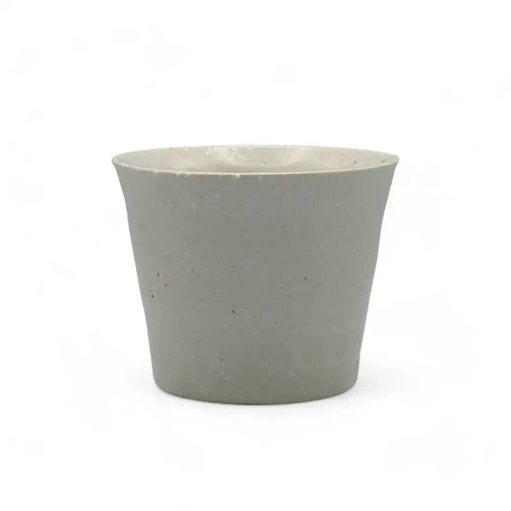 Shiro Ivory Mino-yaki Yunomi - Japanese Teacup