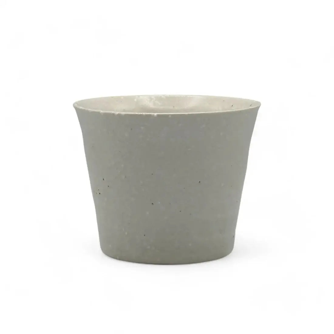 Shiro Ivory Mino-yaki Yunomi - Japanese Teacup