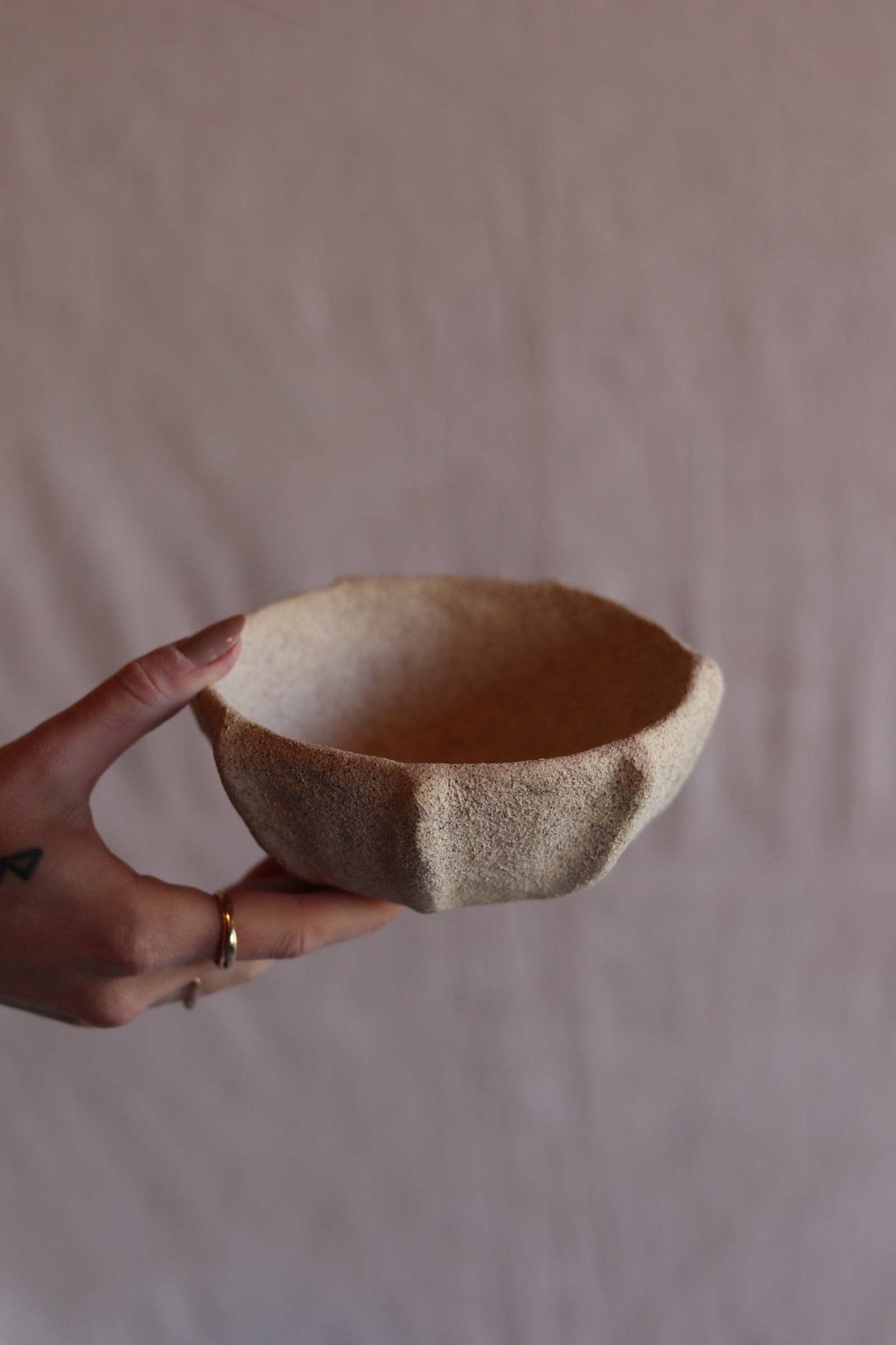 5" Gathered Earth Bowl