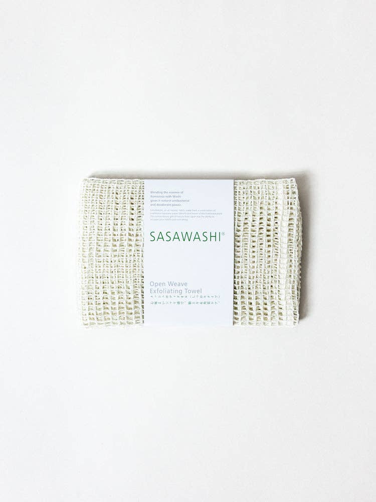 Sasawashi Open Weave Exfoliating Towel