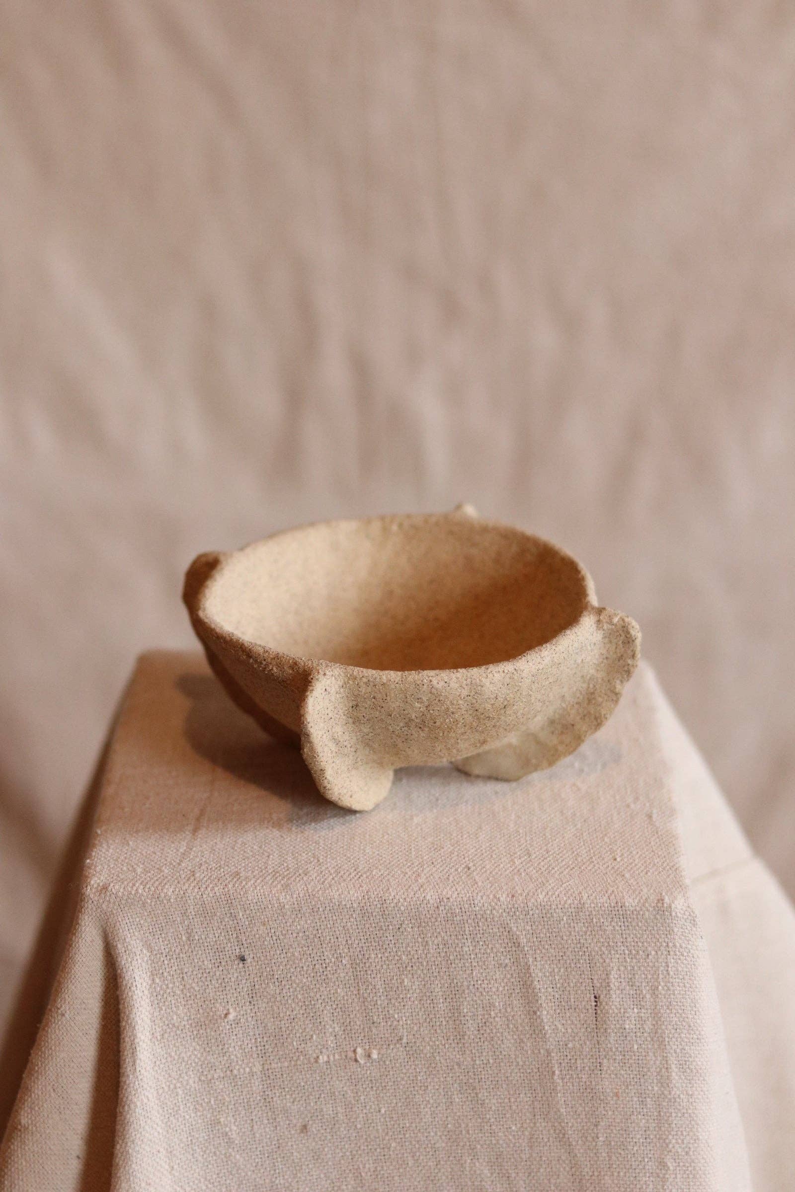 5" Gathered Earth Sculptural Bowl