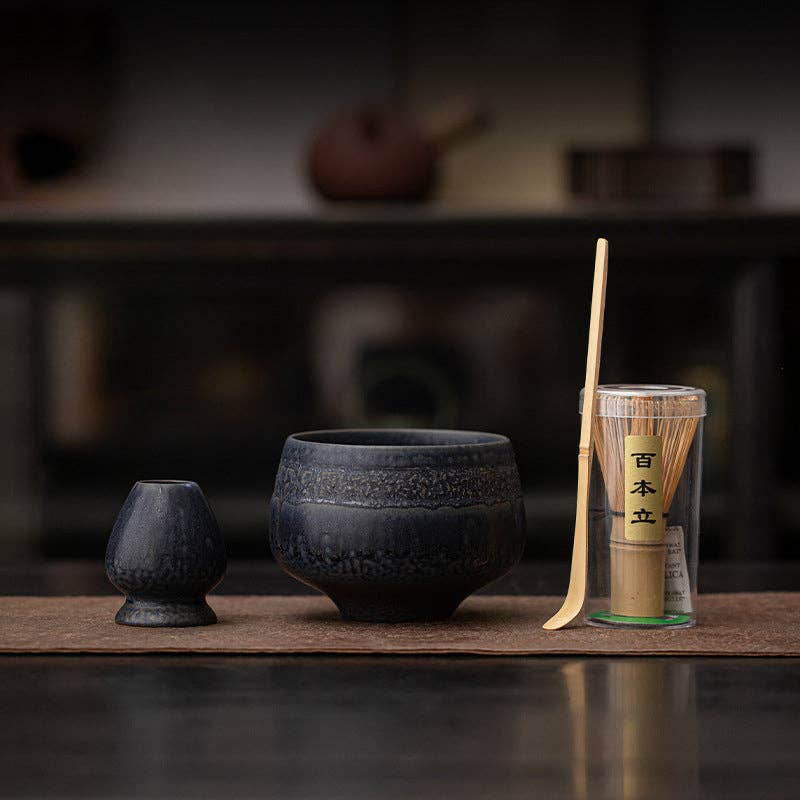 Onyx Ceramic Matcha Set