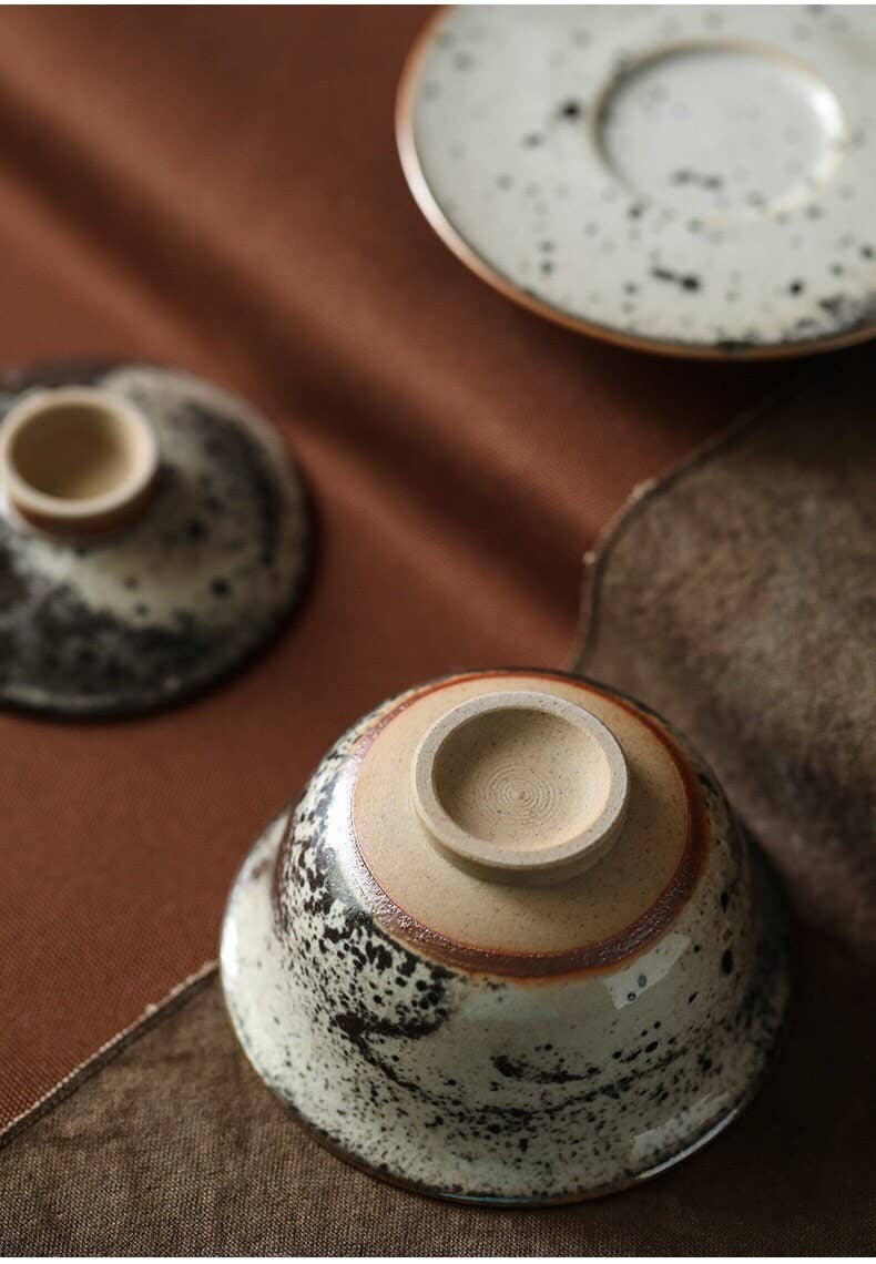 Handmade Black Ink Gaiwan