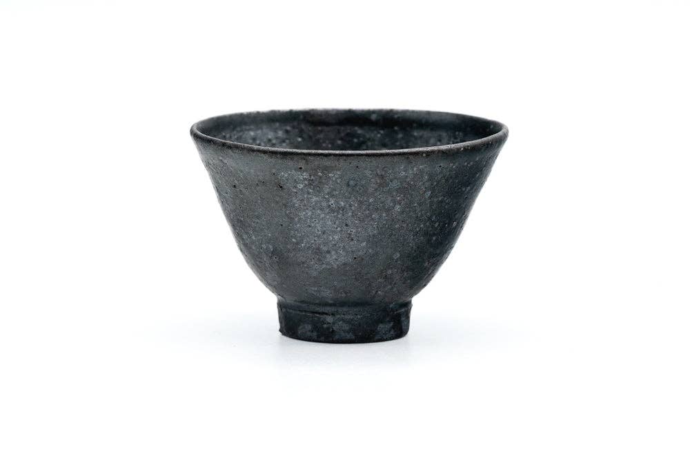 Black Asagao-gata Yunomi