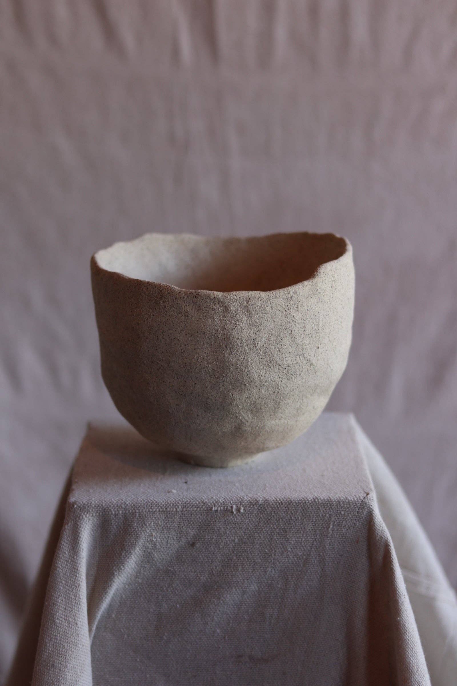 5.5" Gathered Earth Vessel
