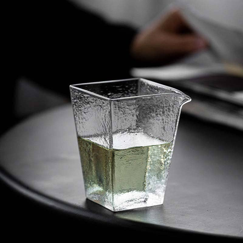 Handmade Square Glass Pitcher