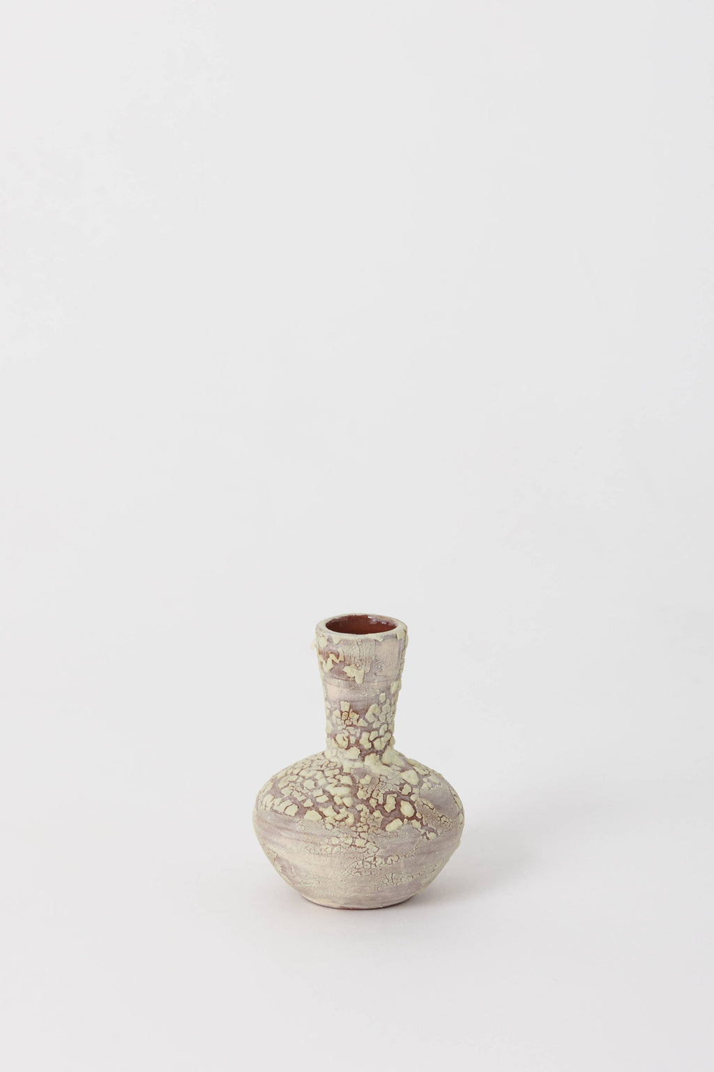 Crackled Ceramic Bud Vase