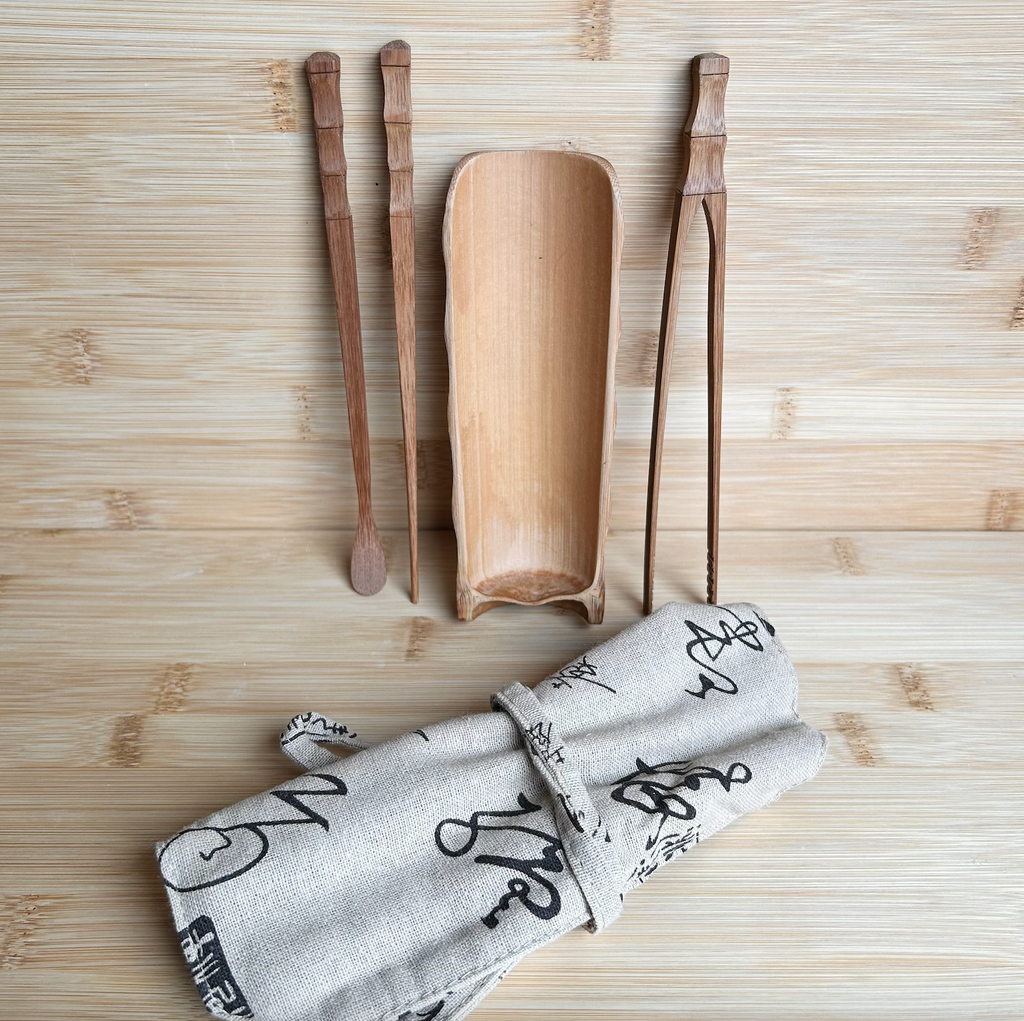Bamboo Loose Tea Tool Set