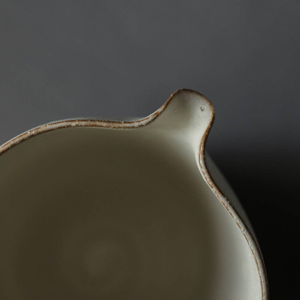 Ceramic Pulverised White Pitcher