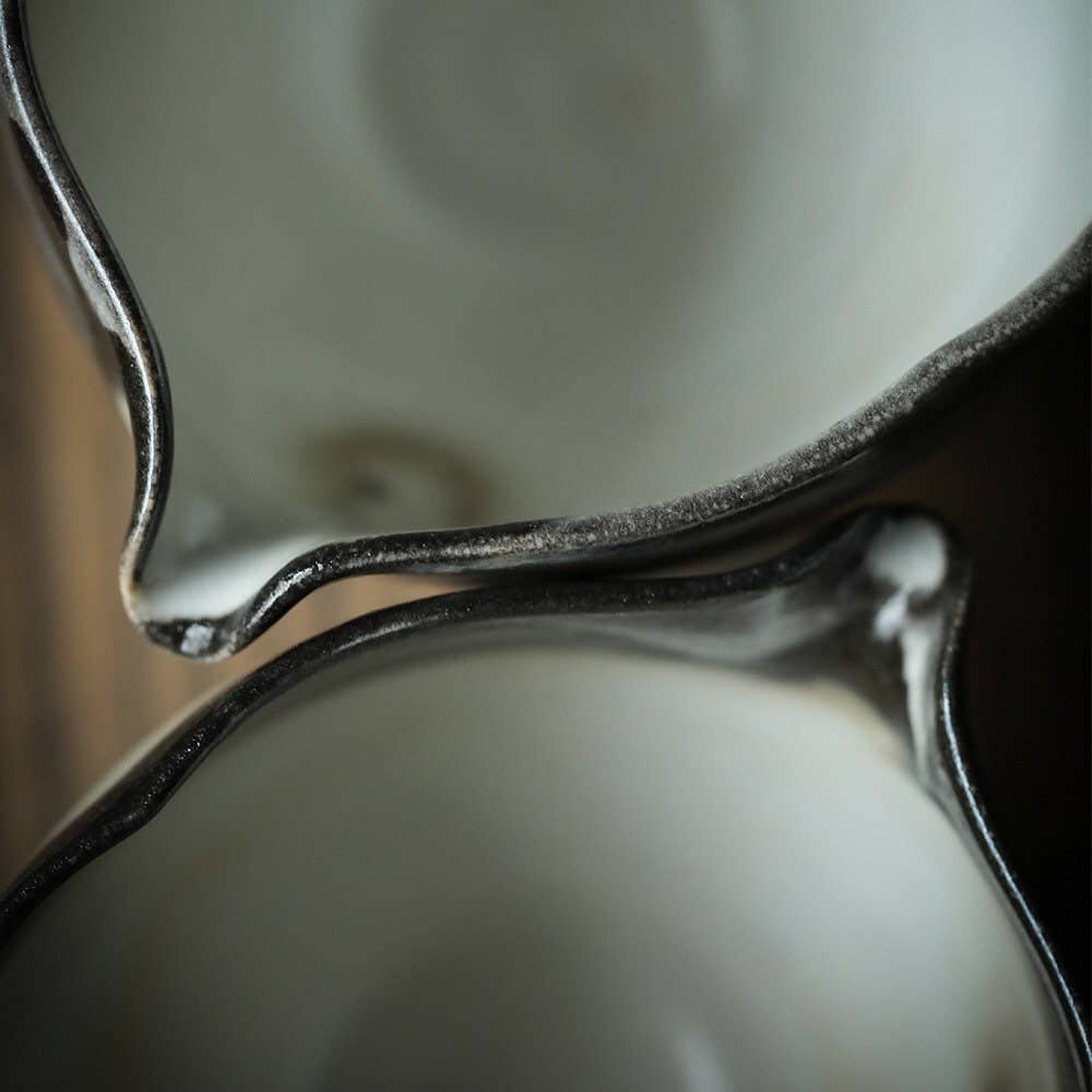 Handmade Ceramic Black Ink Pitcher