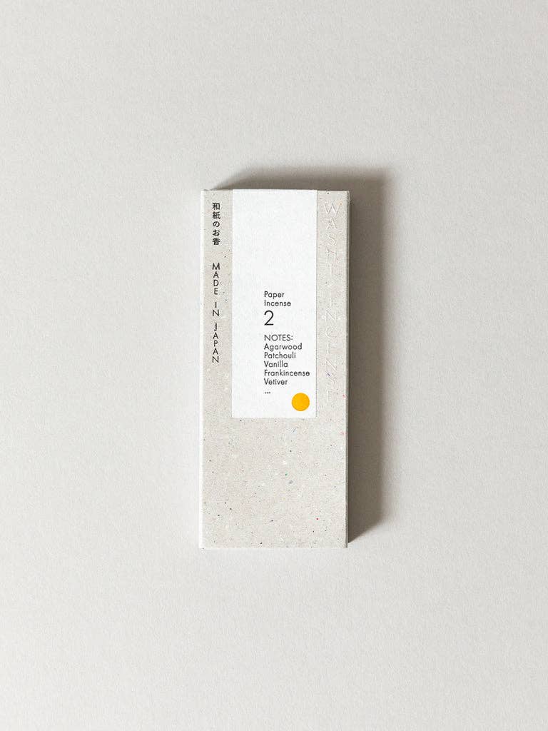 Washi Paper Incense Strips - Elegant Agarwood