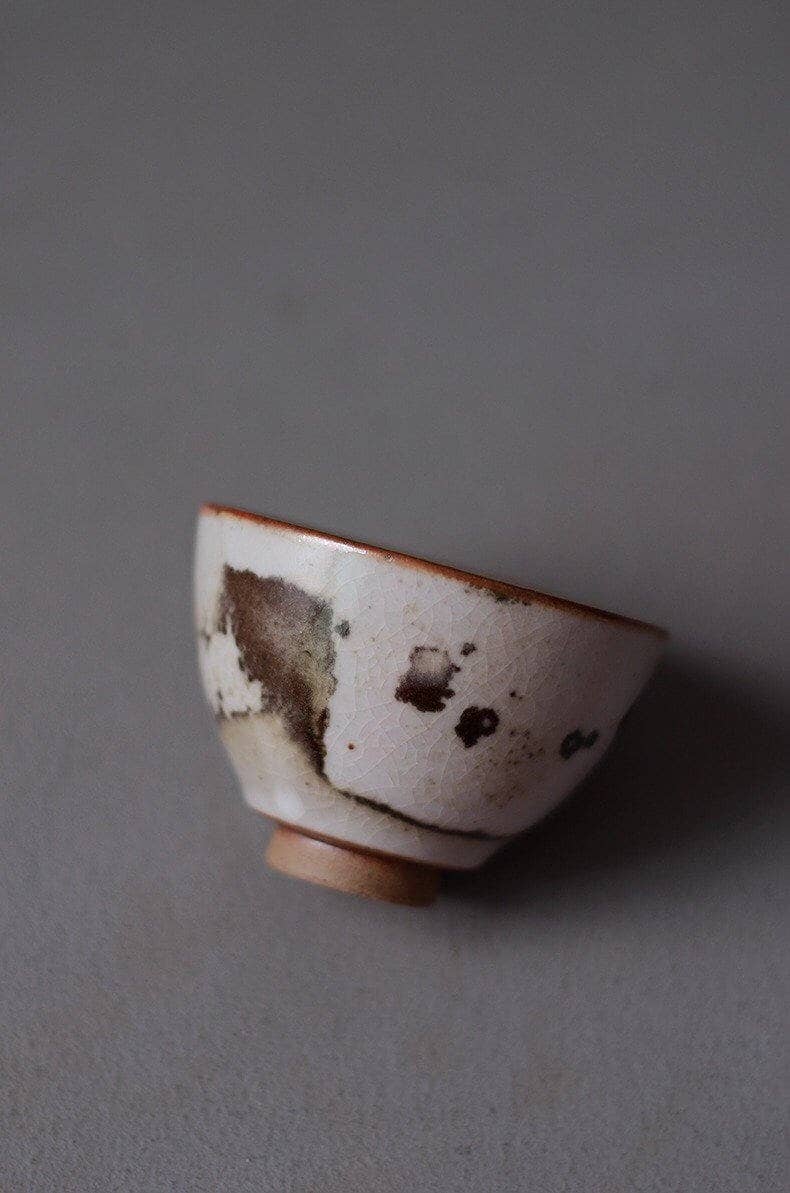 Hand-painted Black Ink Tea Cup