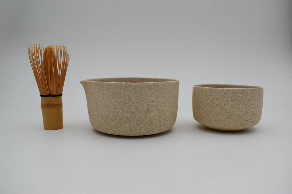 Handmade Stoneware Matcha Set