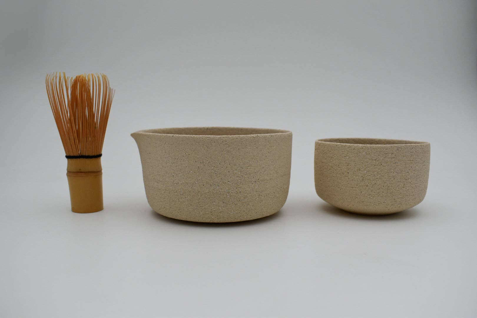 Handmade Stoneware Matcha Set