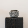 Onyx + Ivory Textured Vessel