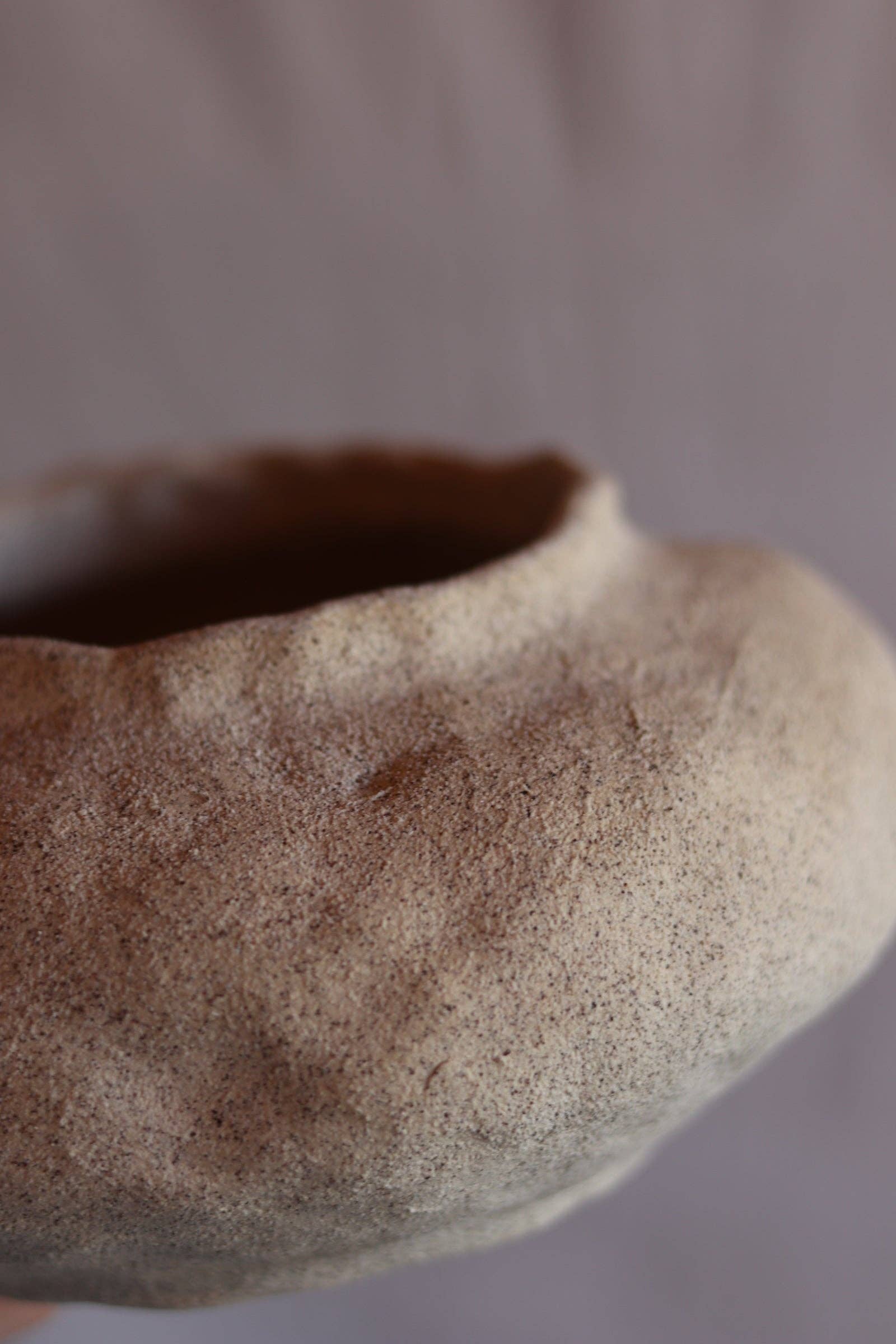 3.5" Gathered Earth Vessel