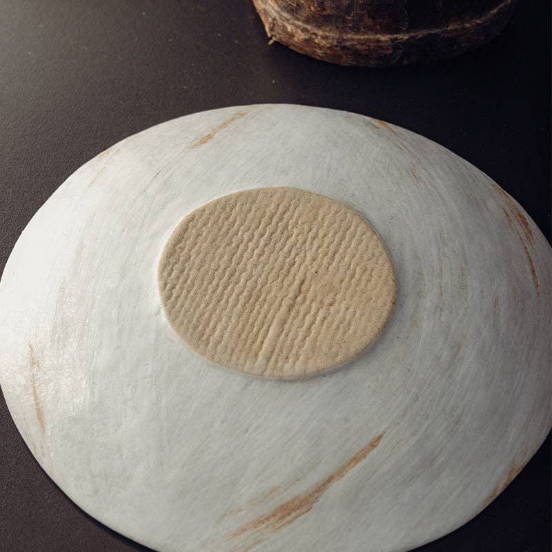 Dill-Painted Firewood-Fired Flat Plate