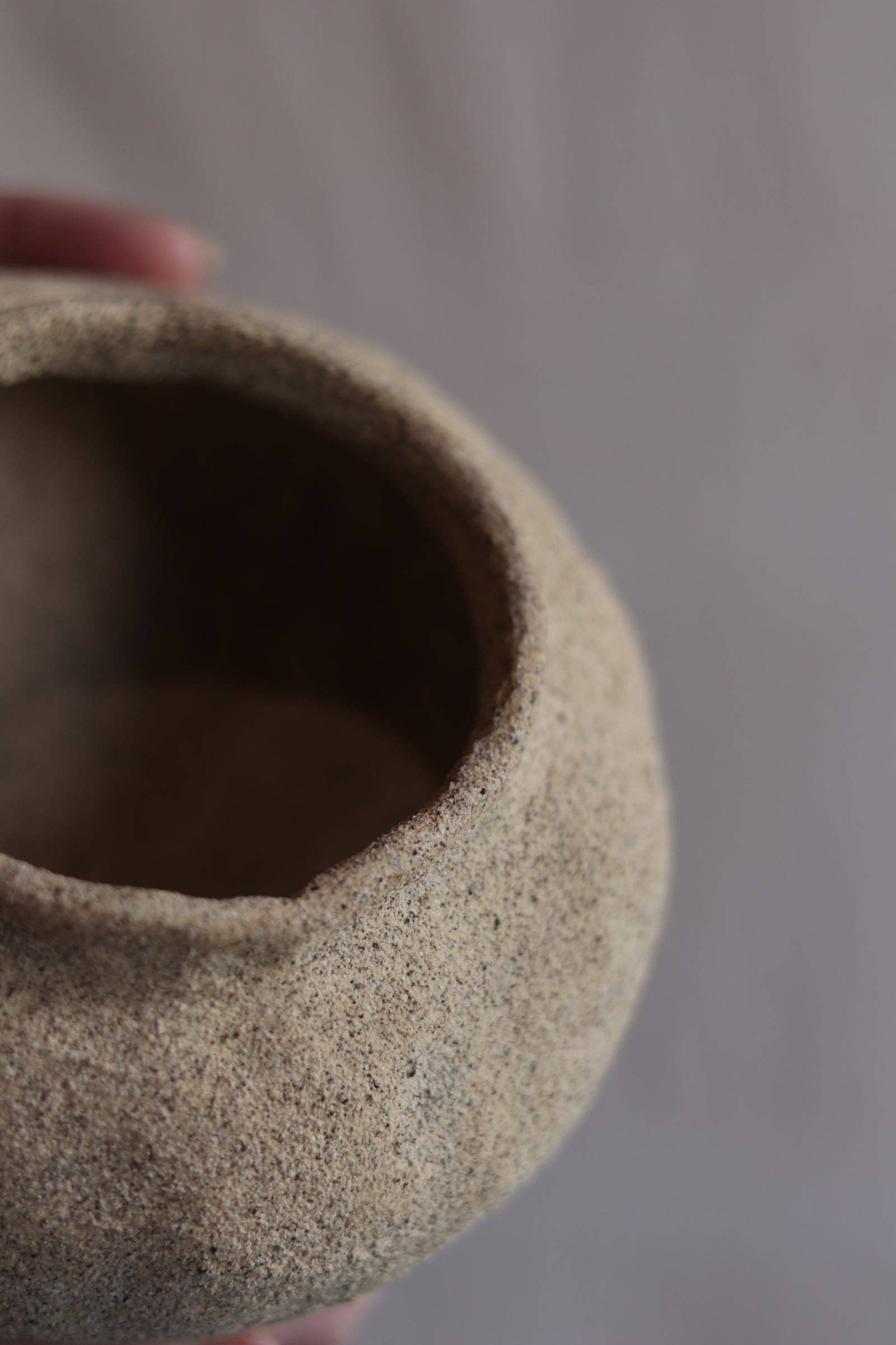 3" Gathered Earth Vessel