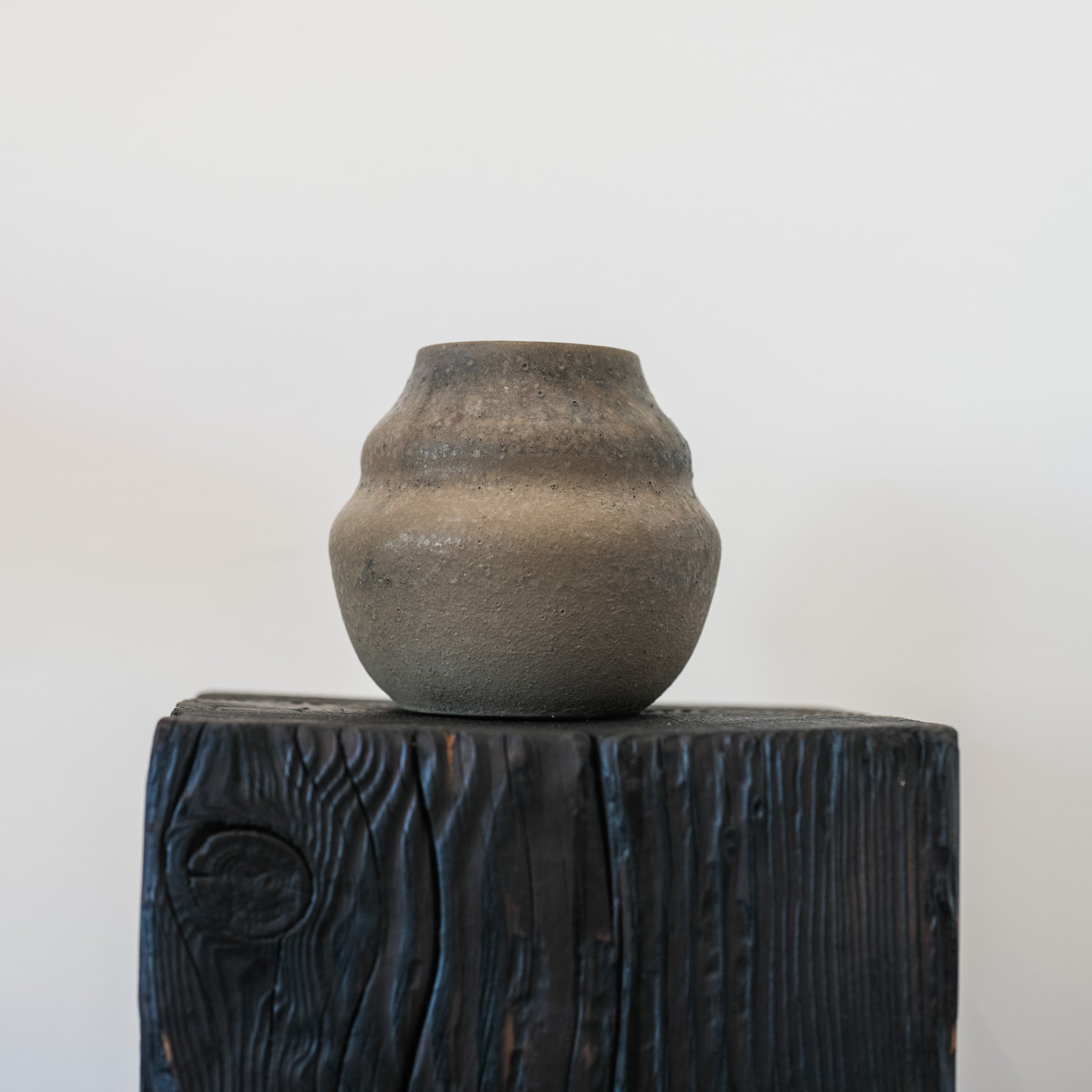 Charcoal Goard Vase