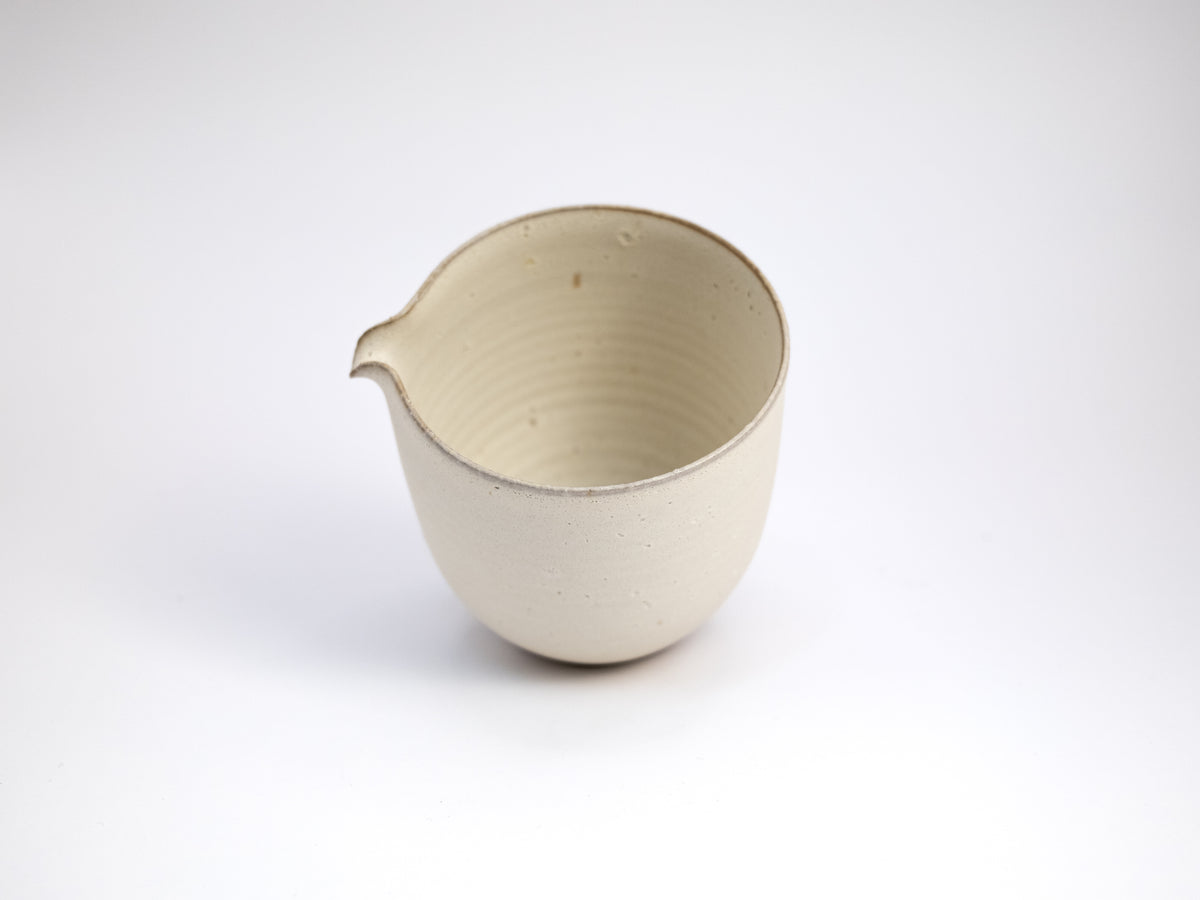 Ivory Ceramic Pitcher