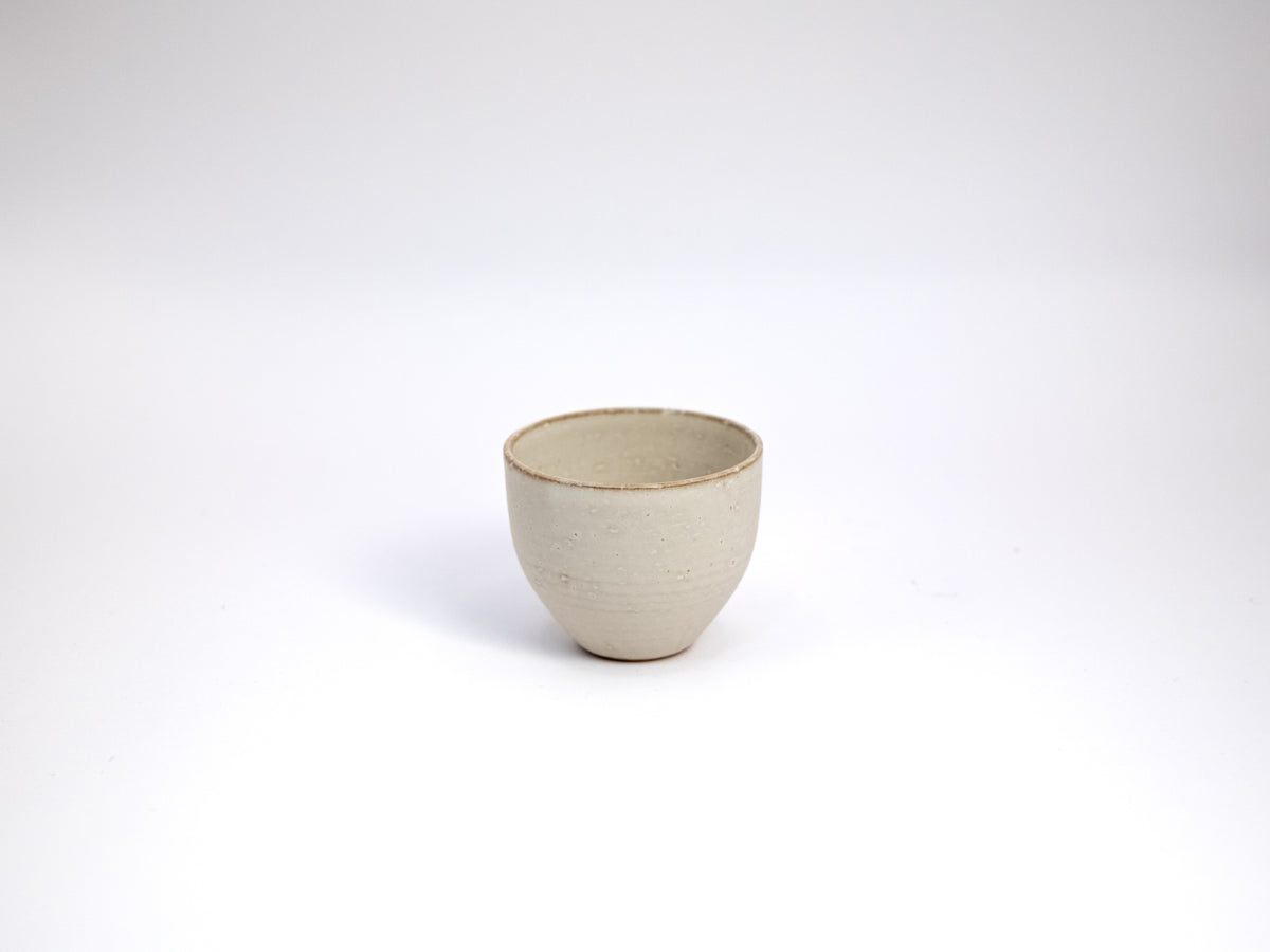 Petite Ivory Ceramic Teacup