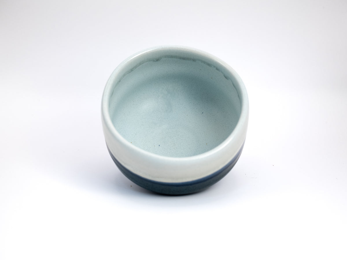 Indigo Porcelain Chawan - Matcha Bowl