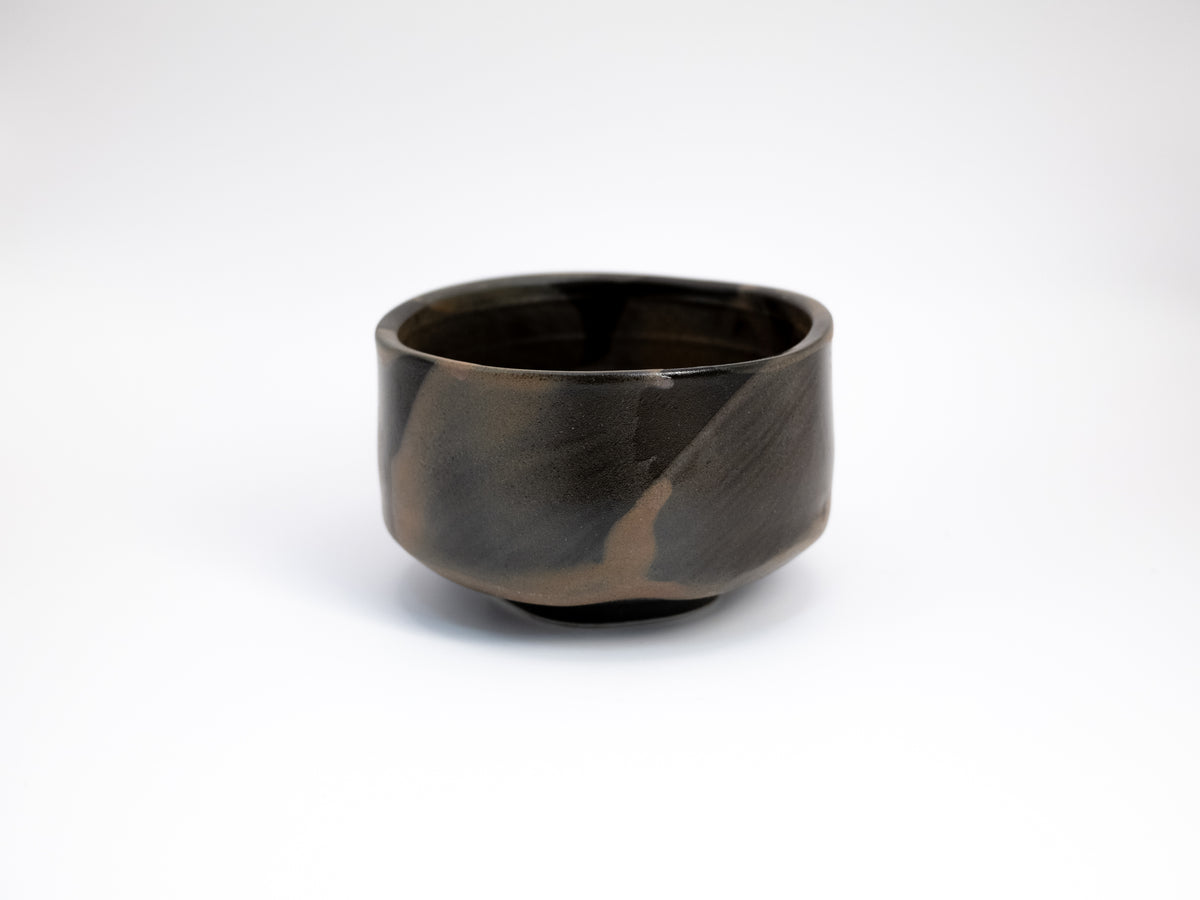 Brown Mino-yaki Chawan - Matcha Bowl