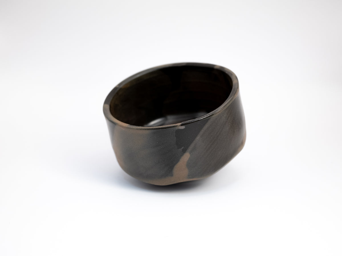 Brown Mino-yaki Chawan - Matcha Bowl