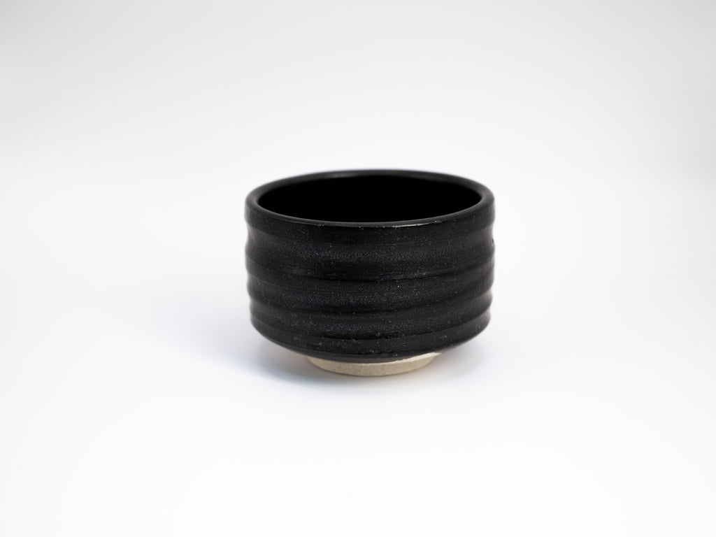 Kuro Black Mino-yaki Chawan - Matcha Bowl