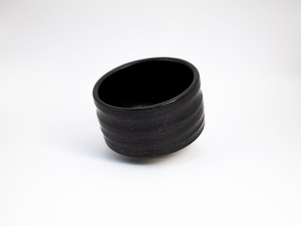 Kuro Black Mino-yaki Chawan - Matcha Bowl