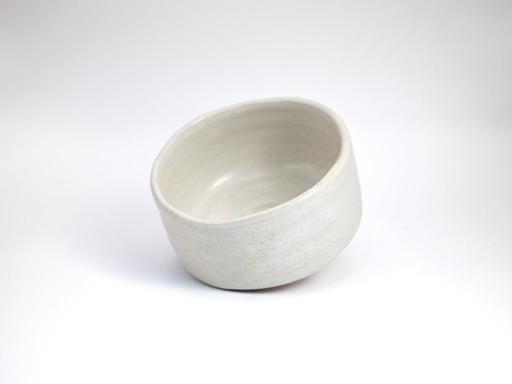 Ivory Kohiki Mino-yaki Chawan - Matcha Bowl