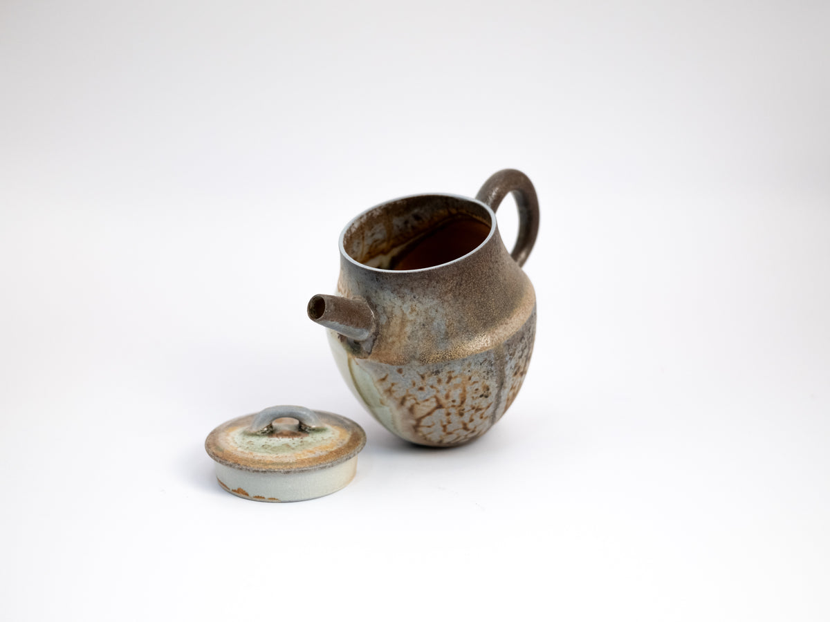 Wood Fired Porcelain Teapot