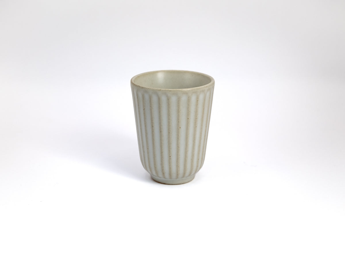 Fluted Ceramic Teacup