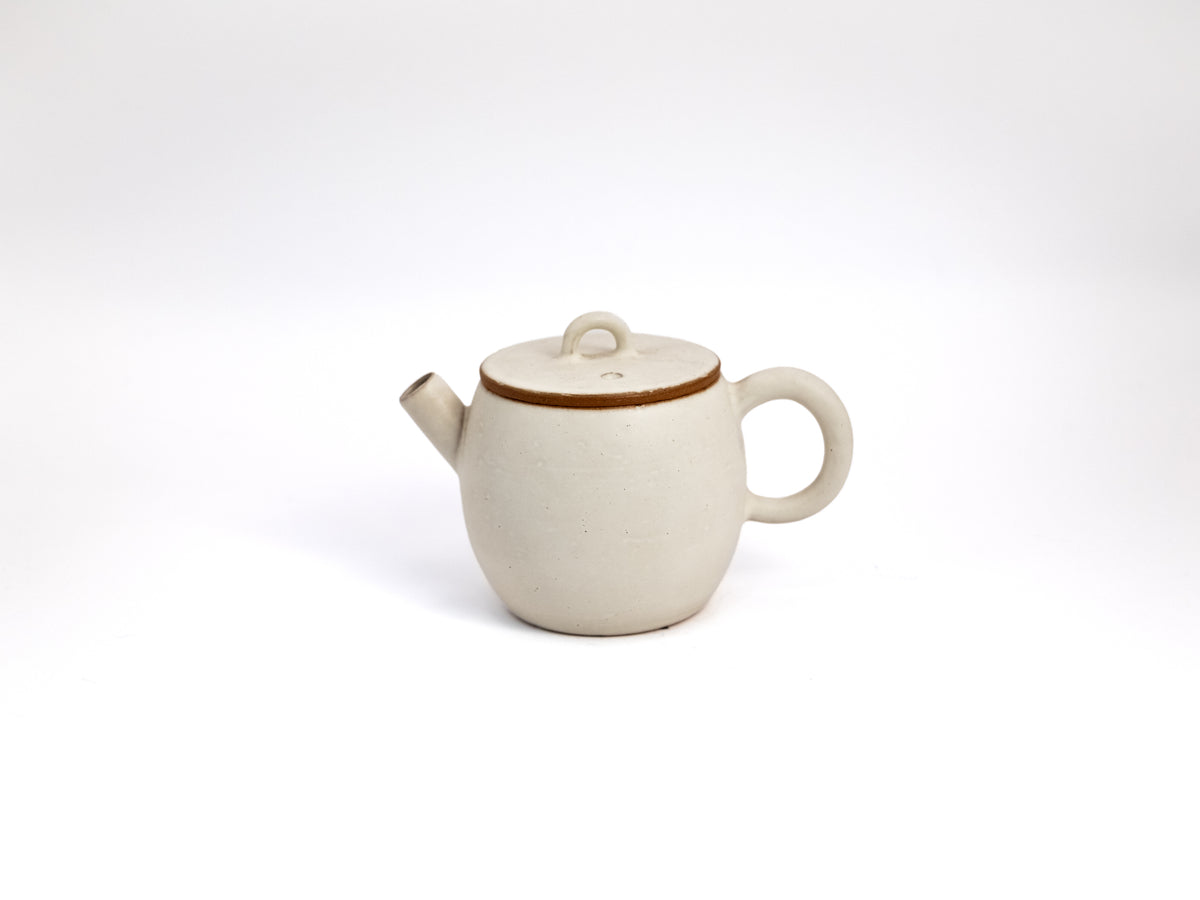 Ivory Ceramic Teapot