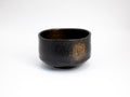 Golden + Onyx Mino-yaki Chawan - Matcha Bowl