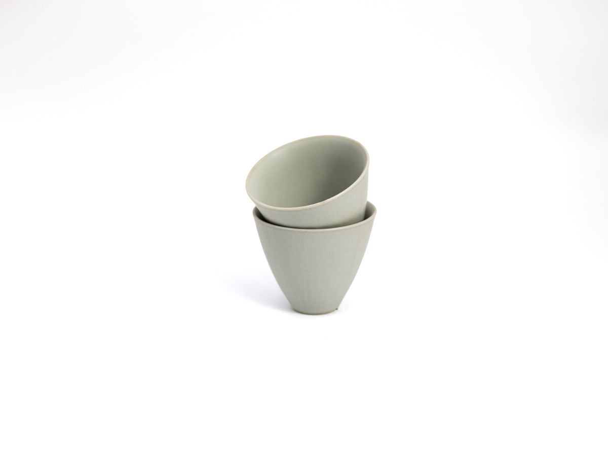 Grey Silken Tea Cup