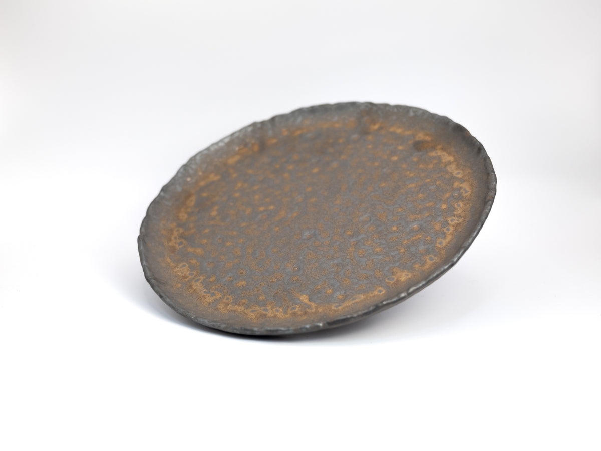 Metallic Glaze Ceramic Plate