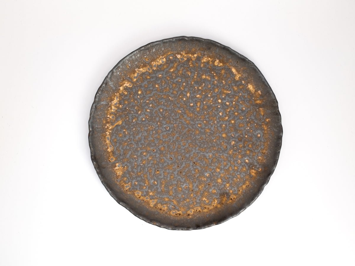 Metallic Glaze Ceramic Plate