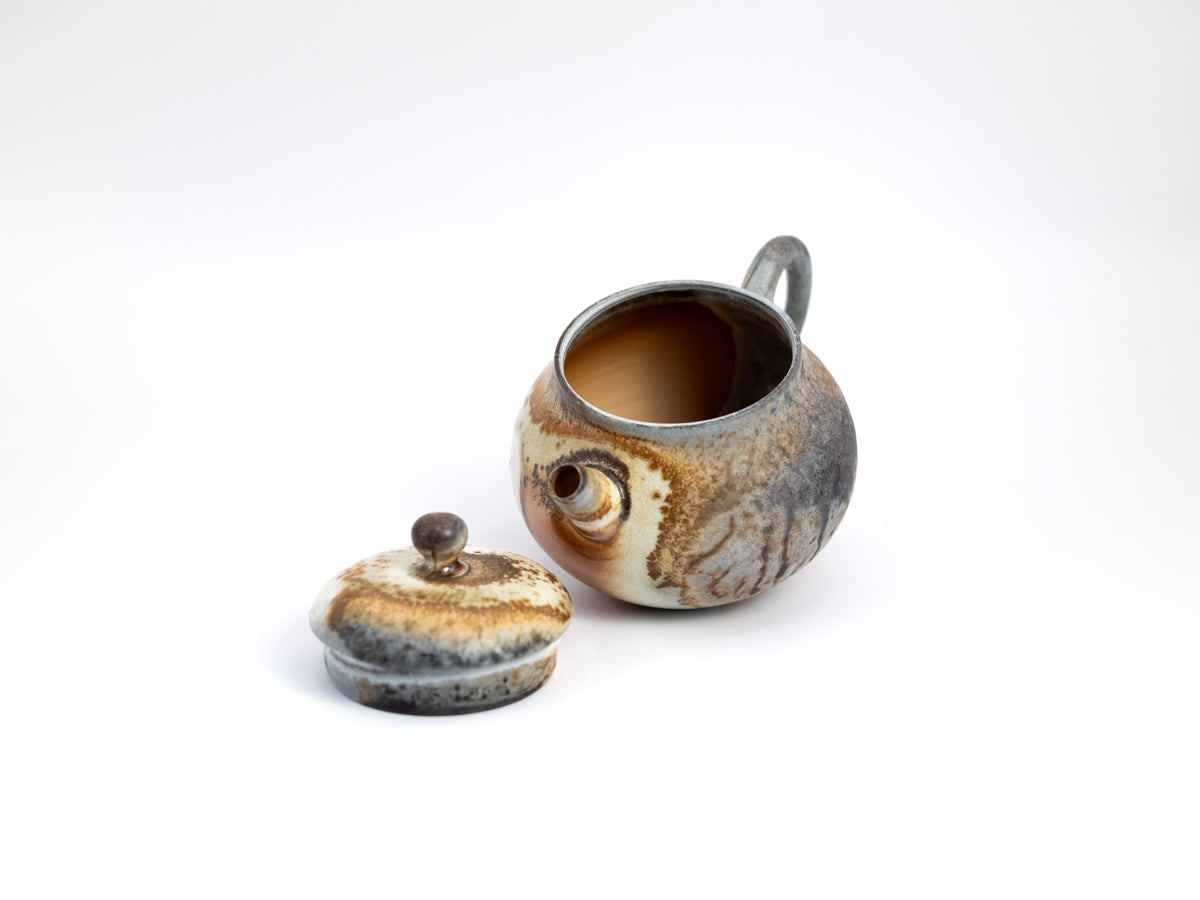 Wood Fired Porcelain Teapot