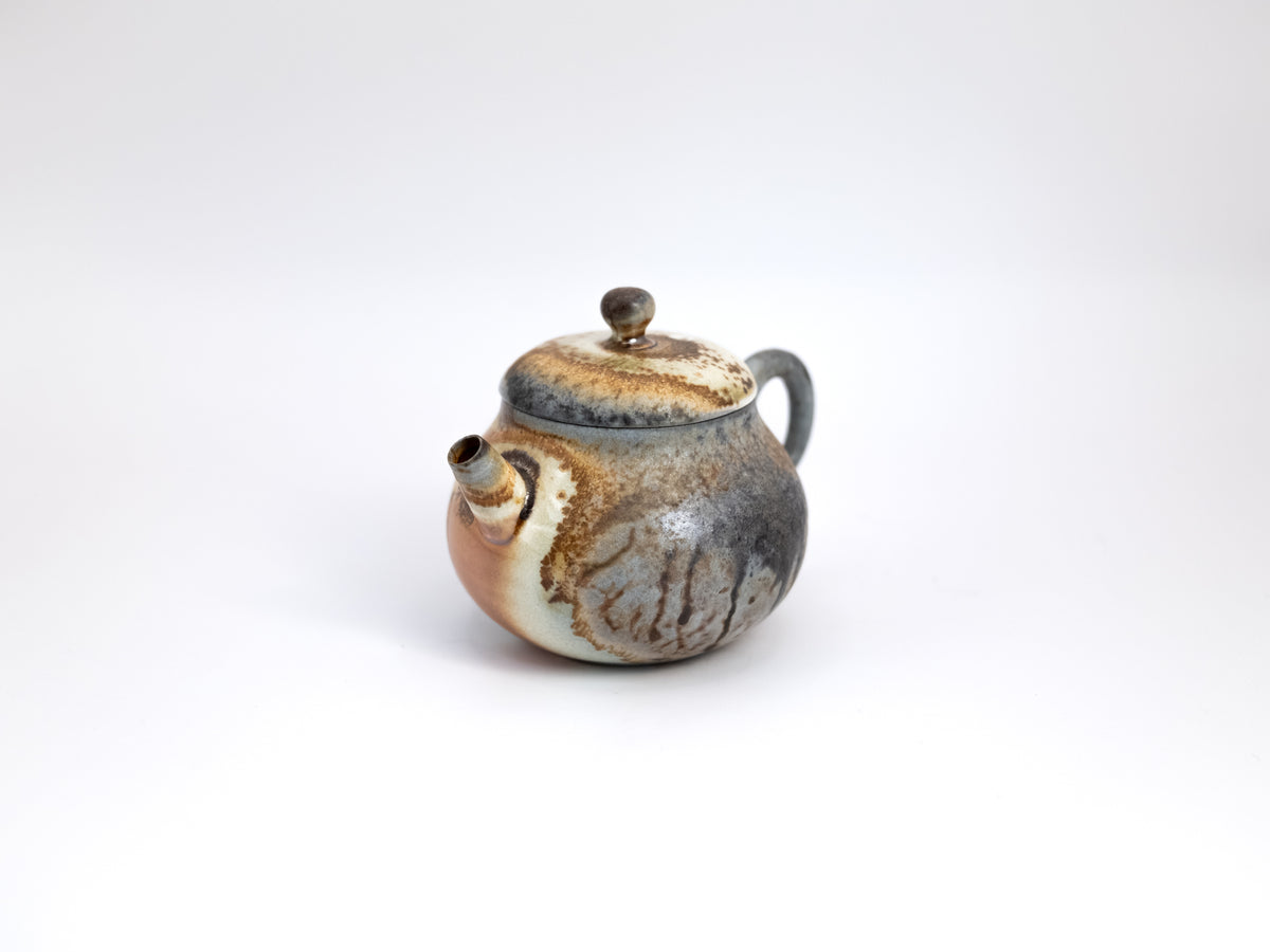 Wood Fired Porcelain Teapot