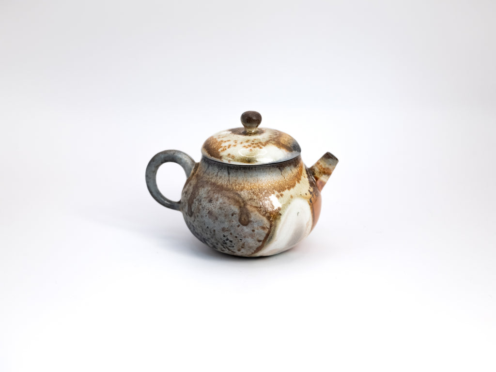 Wood Fired Porcelain Teapot