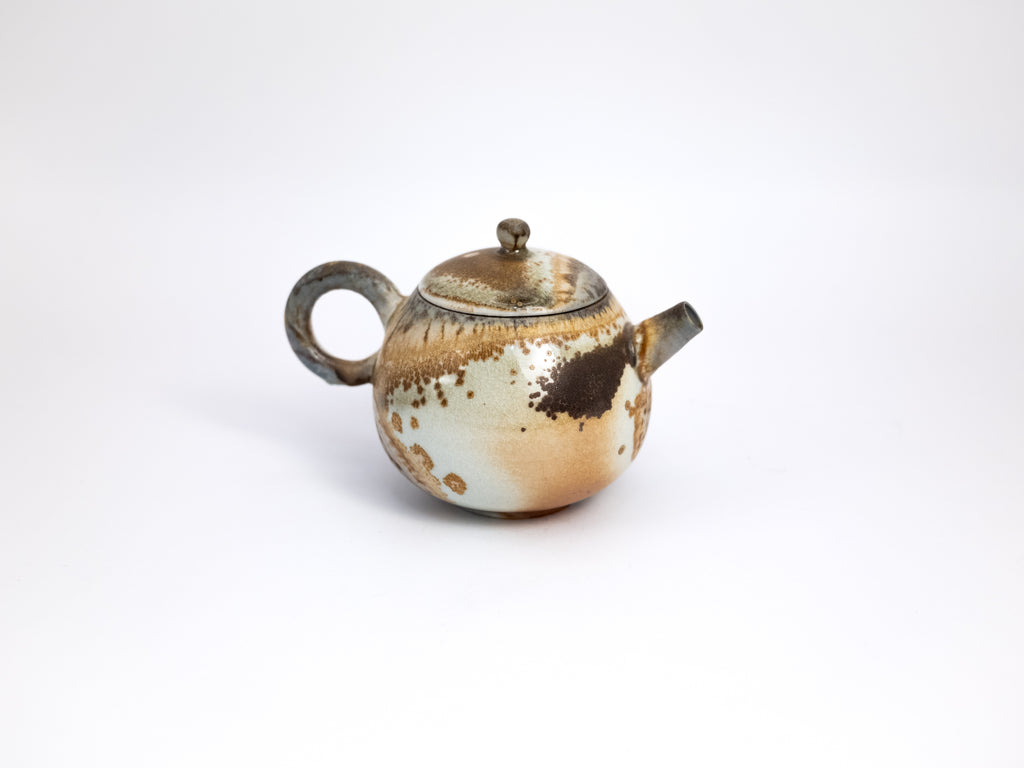Wood Fired Porcelain Teapot