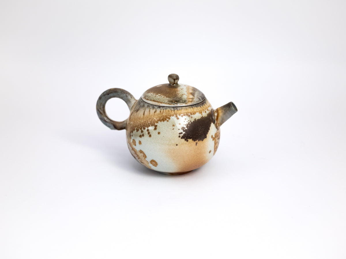 Wood Fired Porcelain Teapot