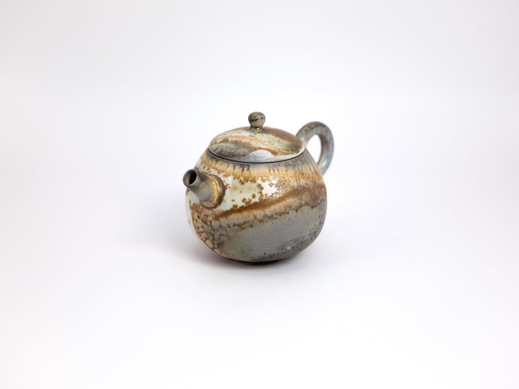 Wood Fired Porcelain Teapot
